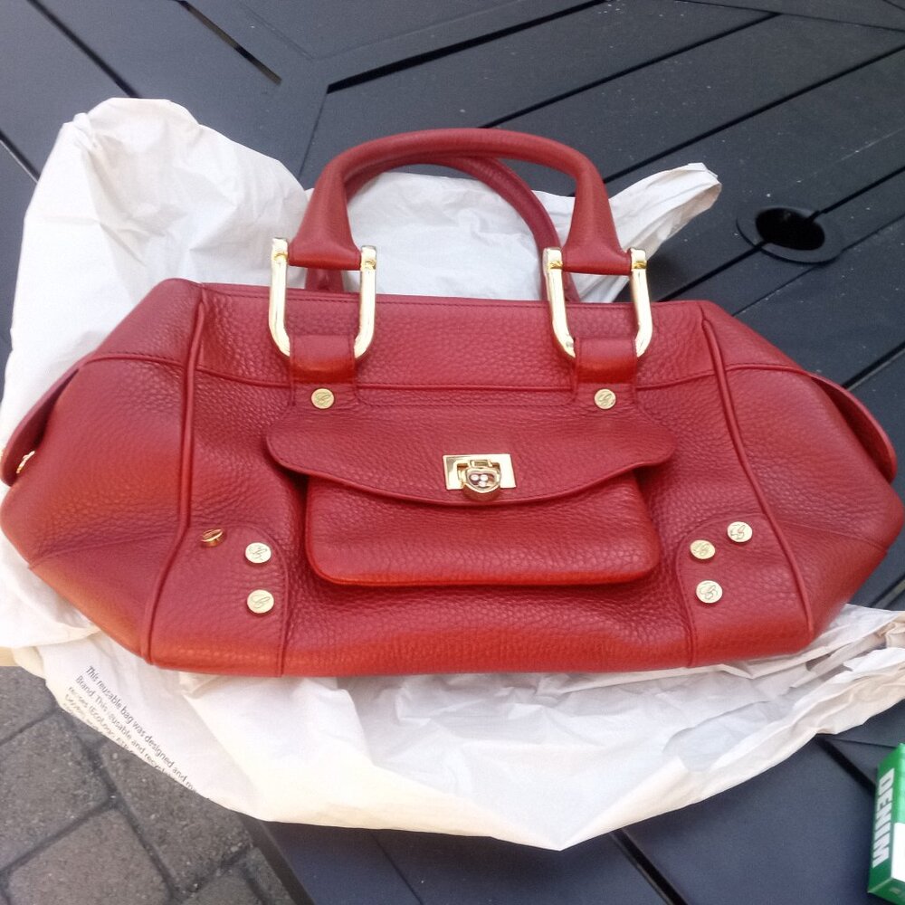 Chopard cherry red handbag